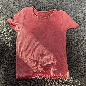 American eagle babydoll ribbed tee